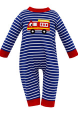 Claire and Charlie Firetruck Romper