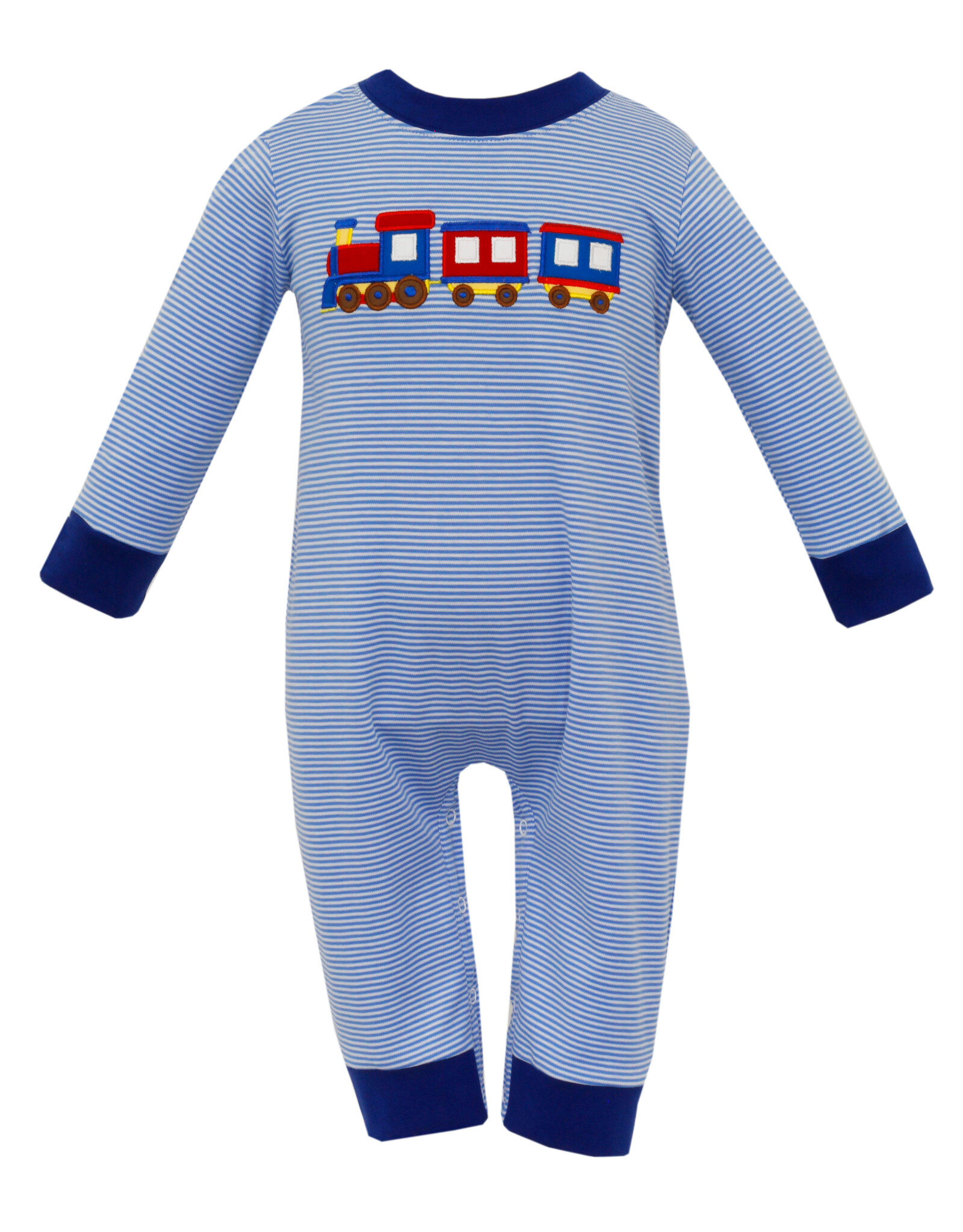 Claire and Charlie Train Romper