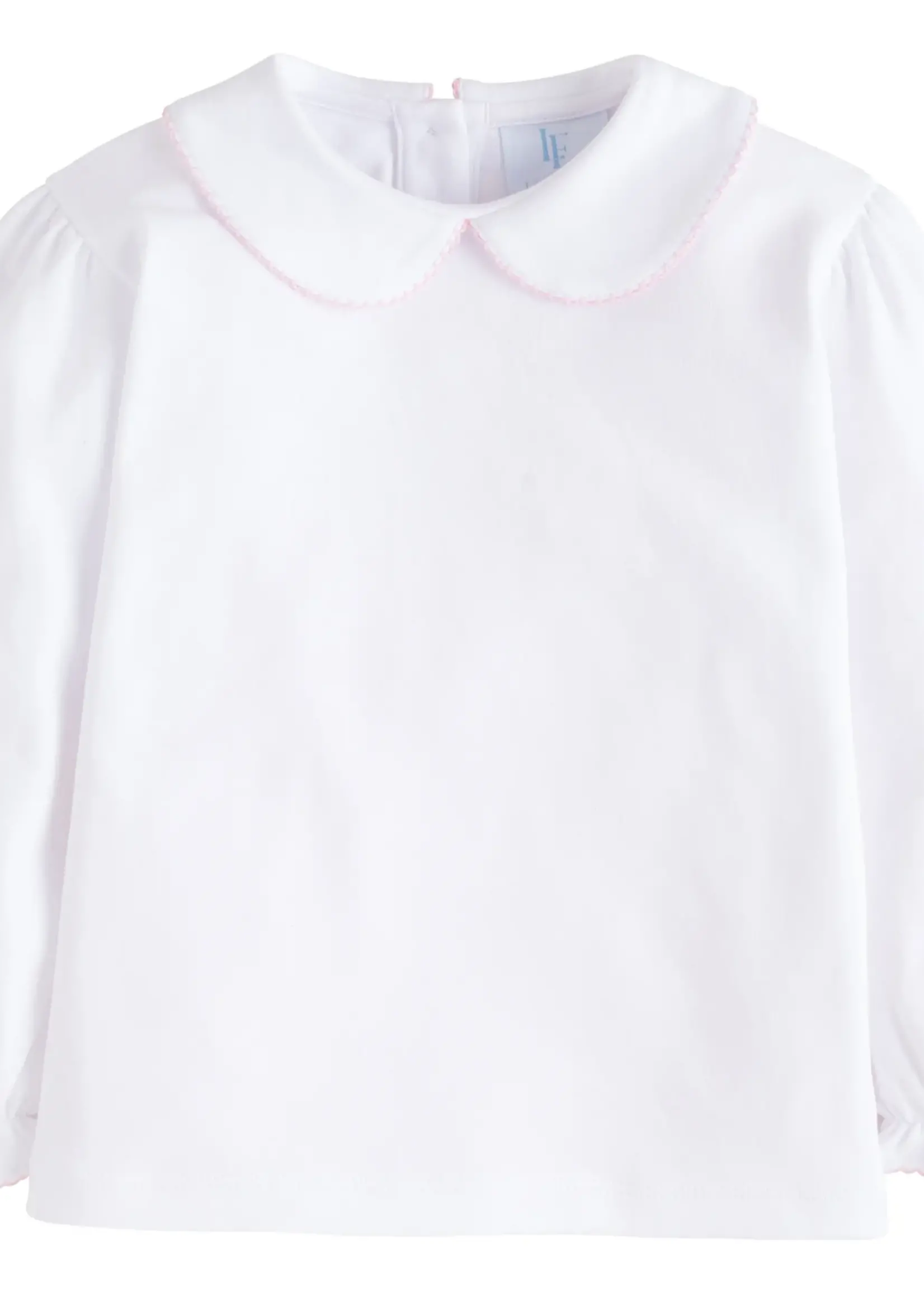 Little English Girl's Peter Pan Blouse