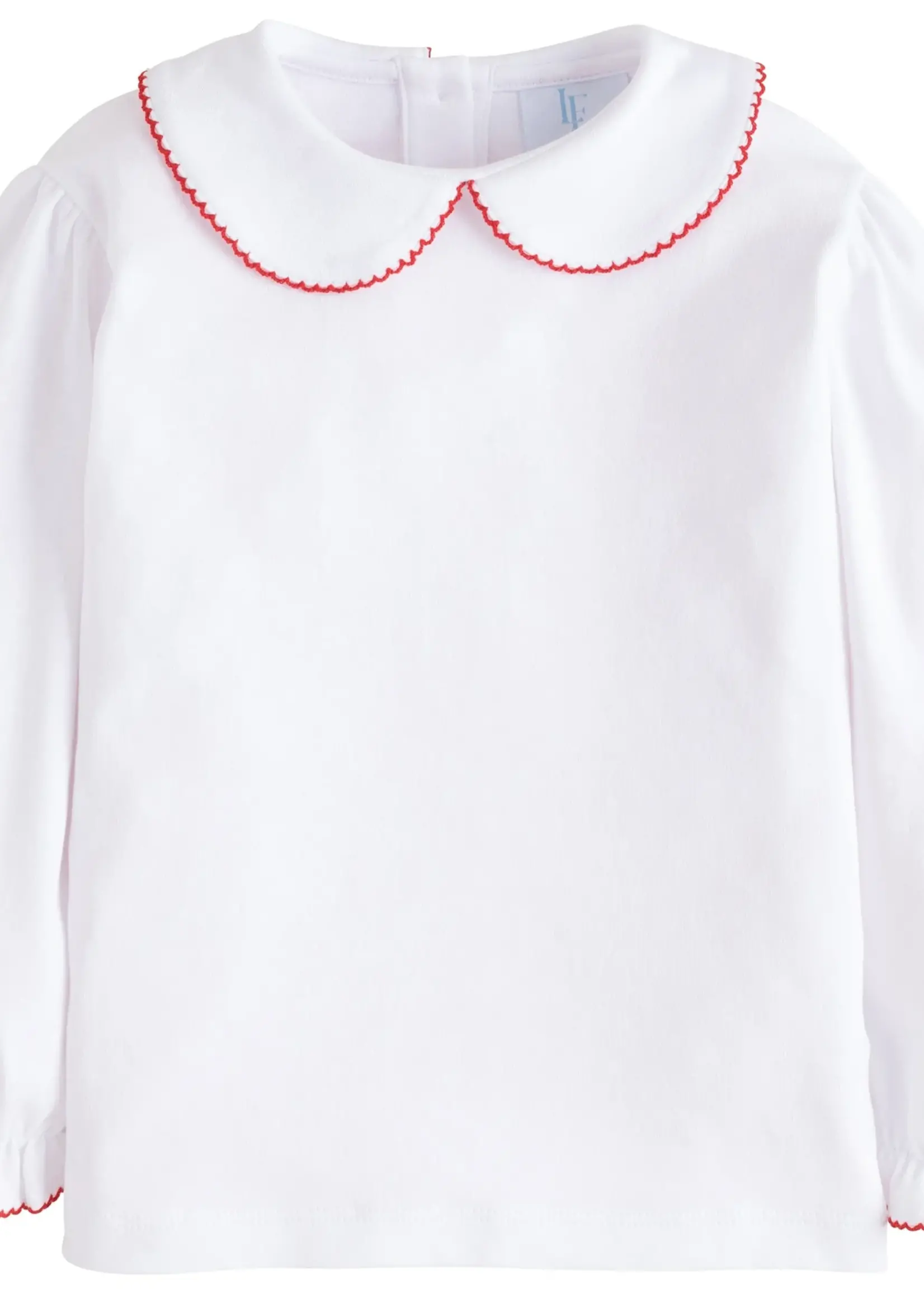 Little English Girl's Peter Pan Blouse
