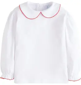 Little English Girl's Peter Pan Blouse