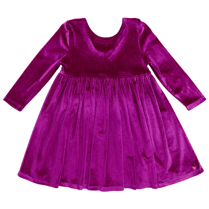 Pink Chicken Girls Velour Steph Dress Pink Chicken Girls Velour Steph Dress