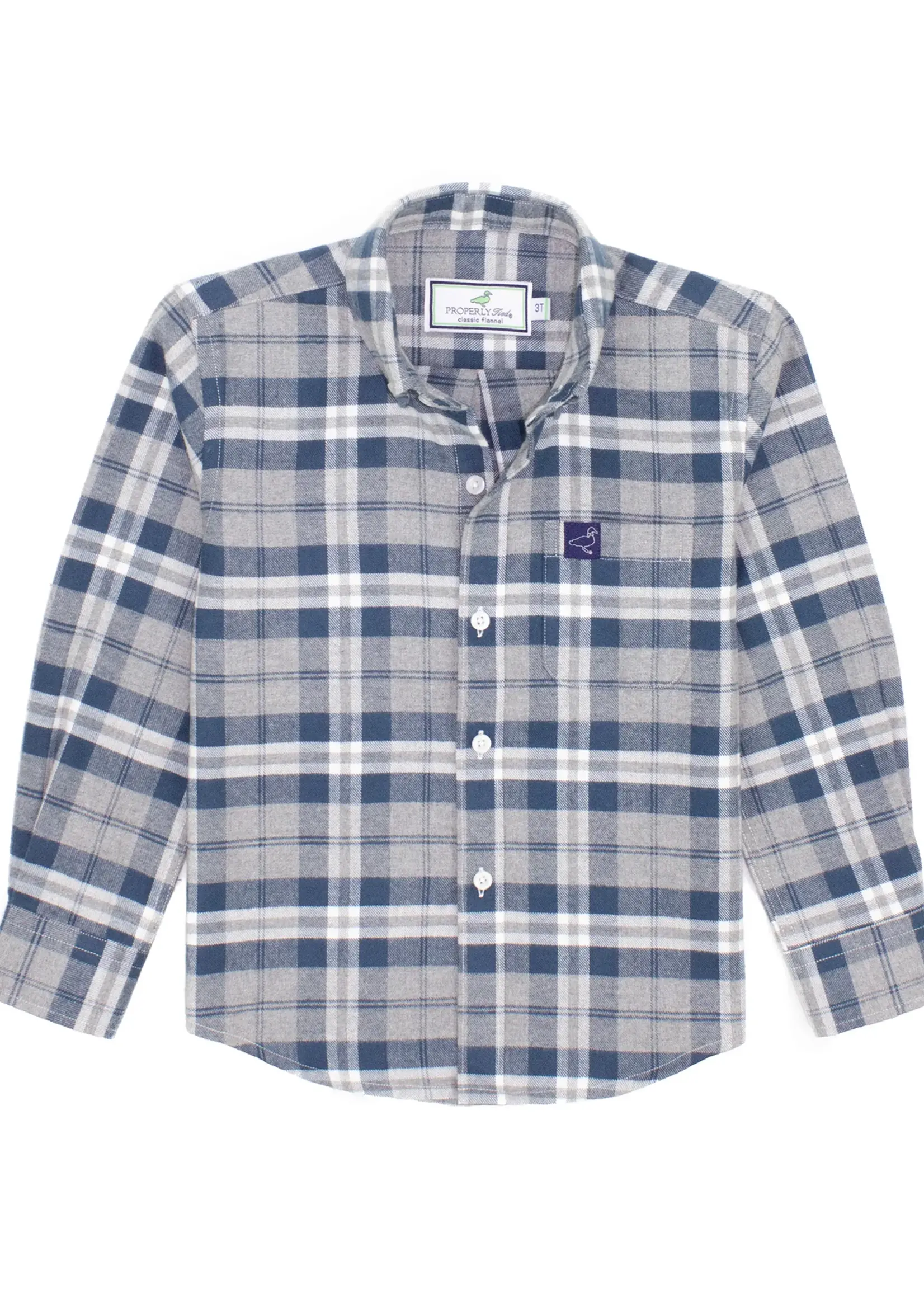 Properly Tied Boys Classic Flannel