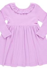 Pink Chicken girls organic princess diana rib dress - lavender