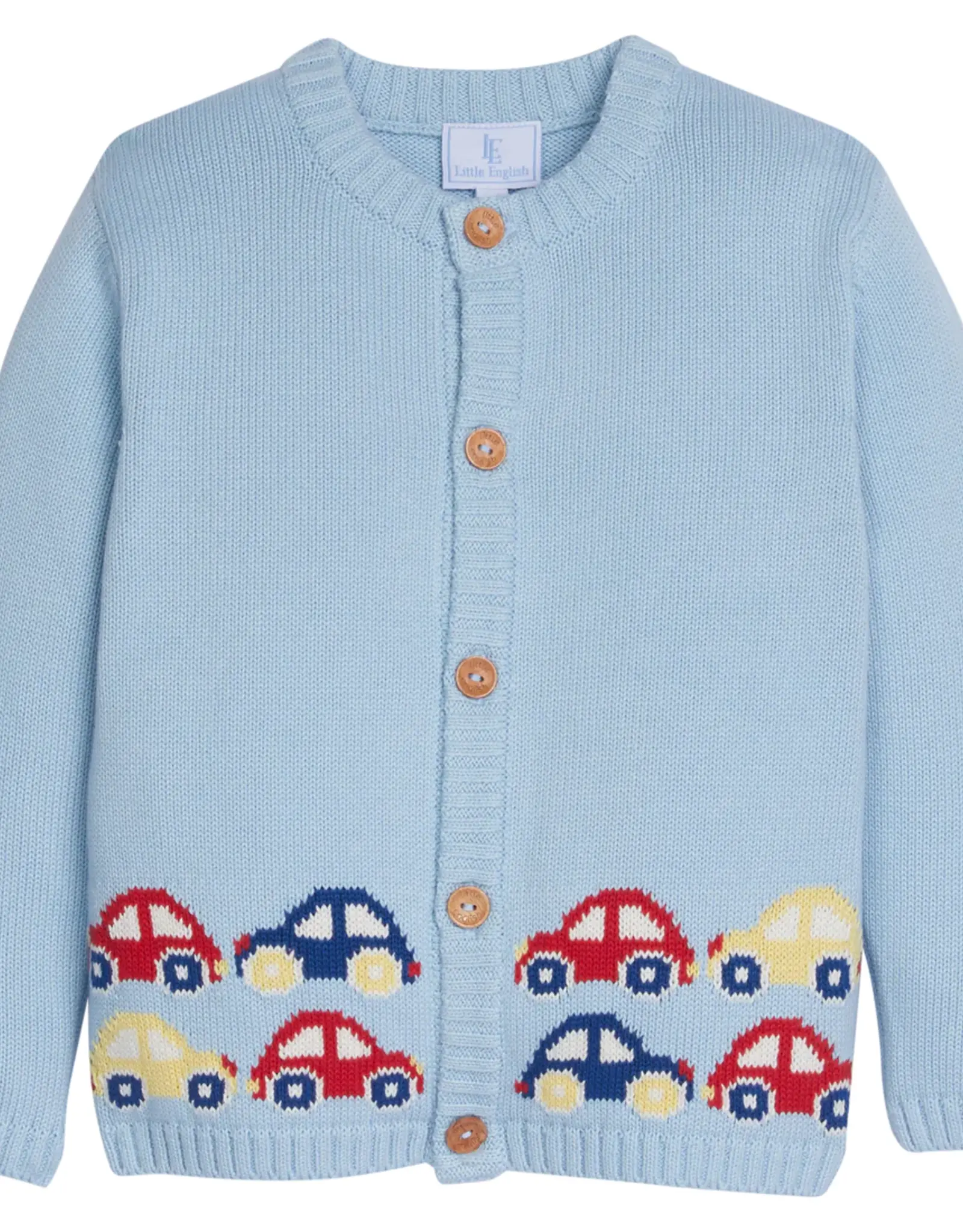 Little English Intarsia Cardigan