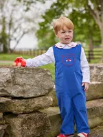 Little English Embroidered Campbell Overall