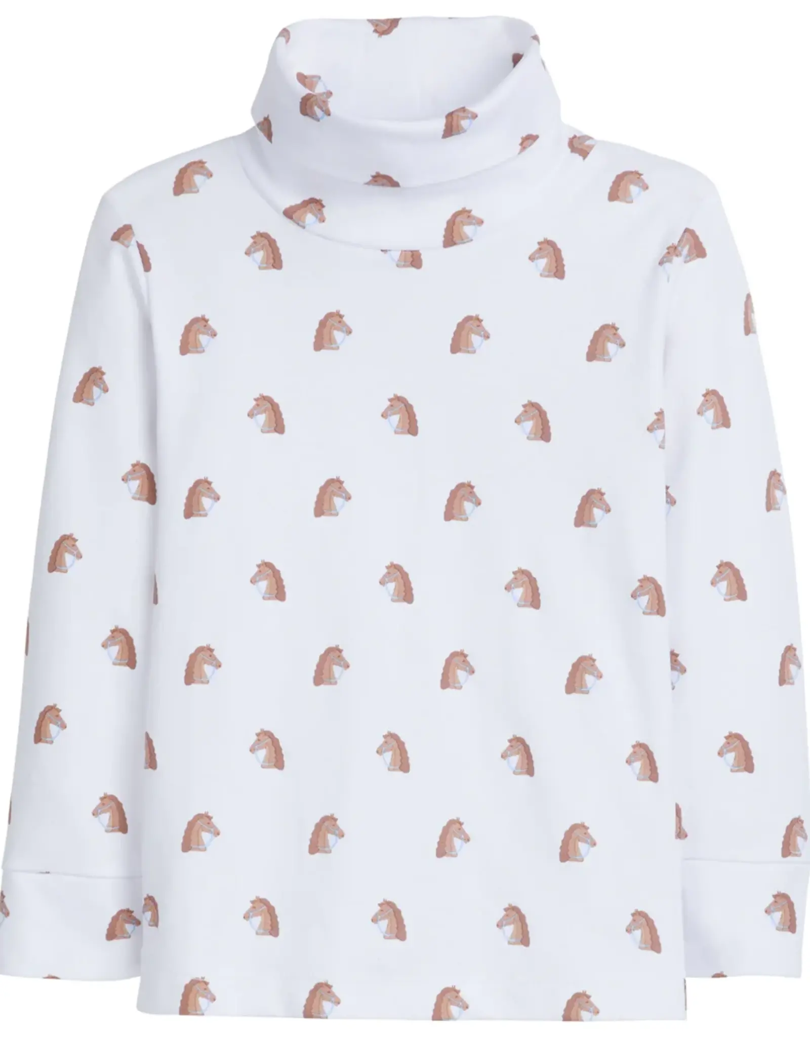 Little English Printed Turtleneck