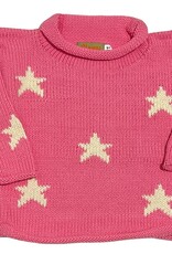 Luigi Kids Rollneck Sweater Stars All-Over