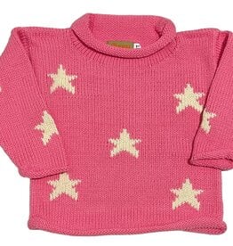 Luigi Kids Rollneck Sweater Stars All-Over