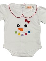 Luigi Kids Girl Snowman Romper