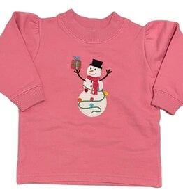 Luigi Kids Girl Snowman w/Gift Sweatshirt