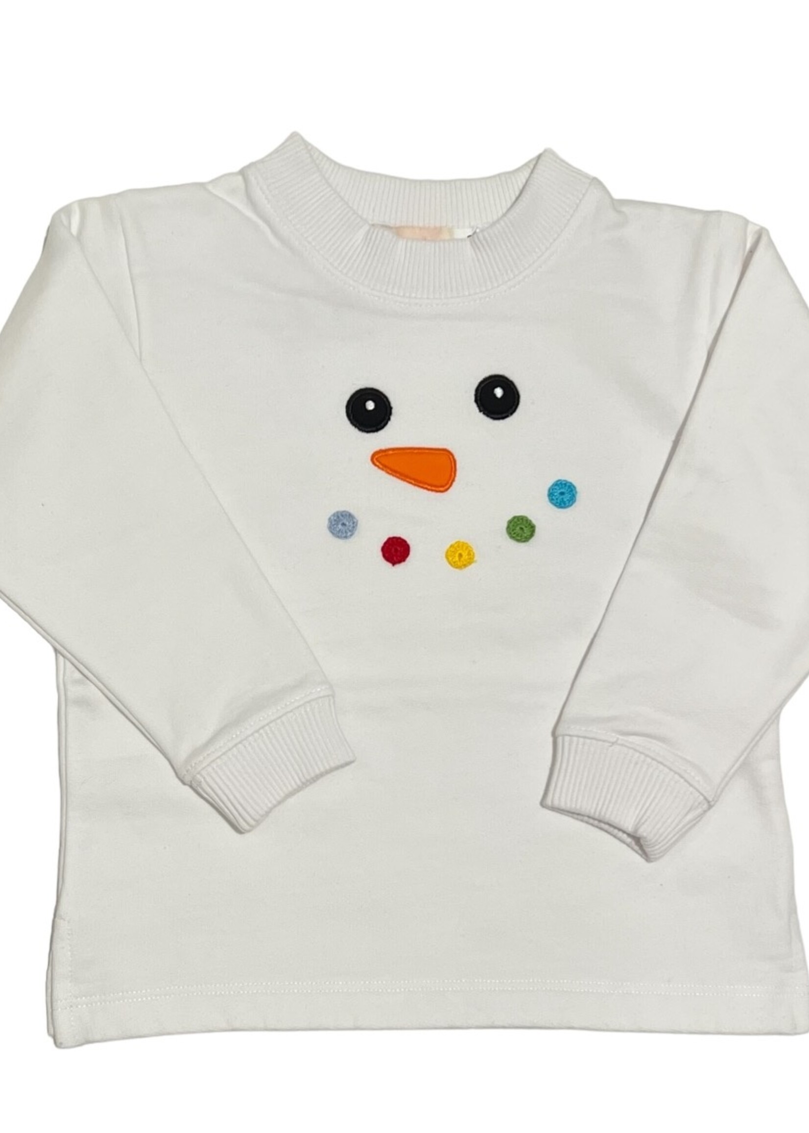 Luigi Kids Snowman Face Sweatshirt From Marfa
