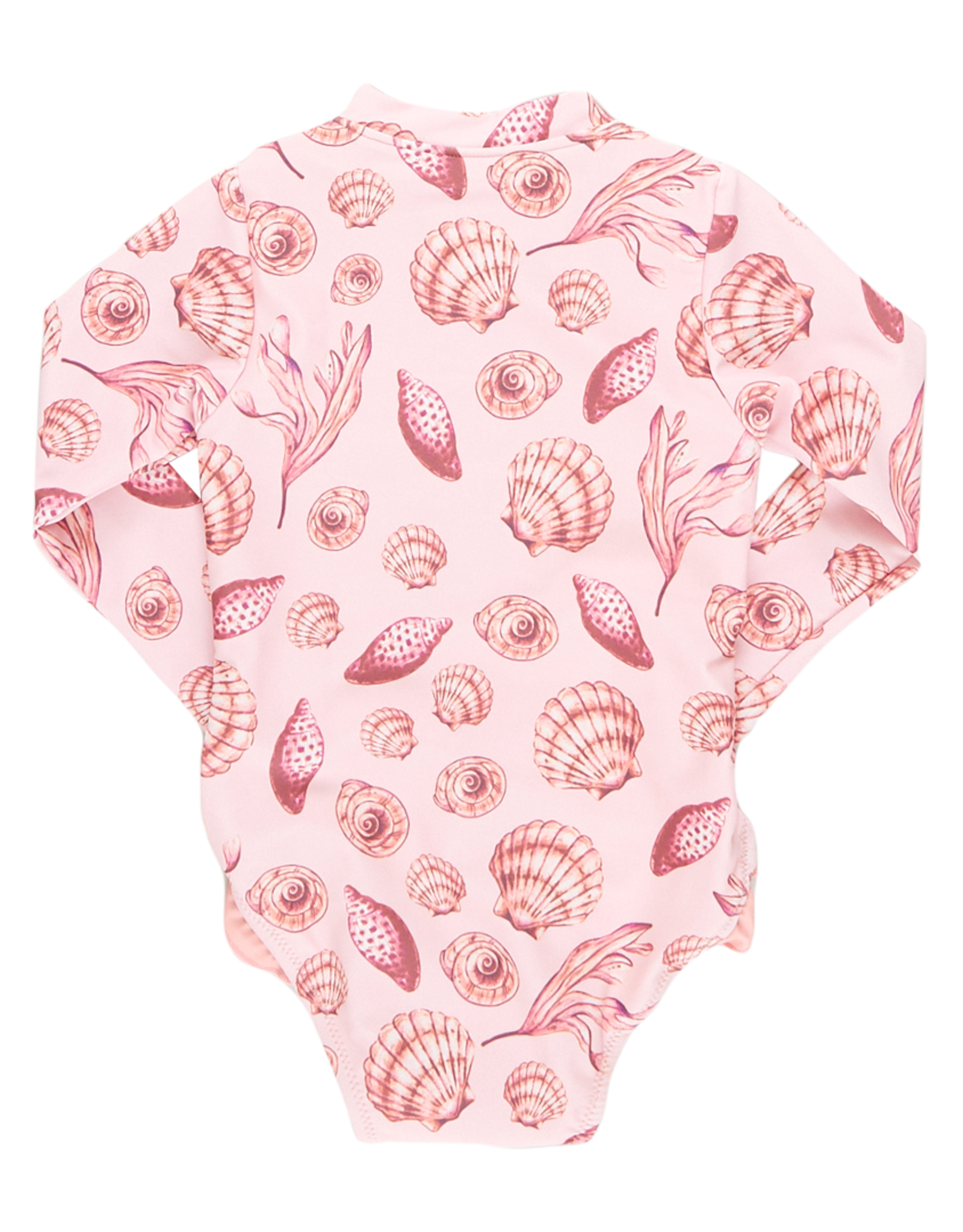 Pink Chicken baby girls arden suit - pink sea shells