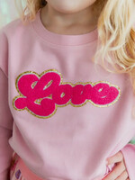 Sweet Wink Love Script Valentine's Day Sweatshirt