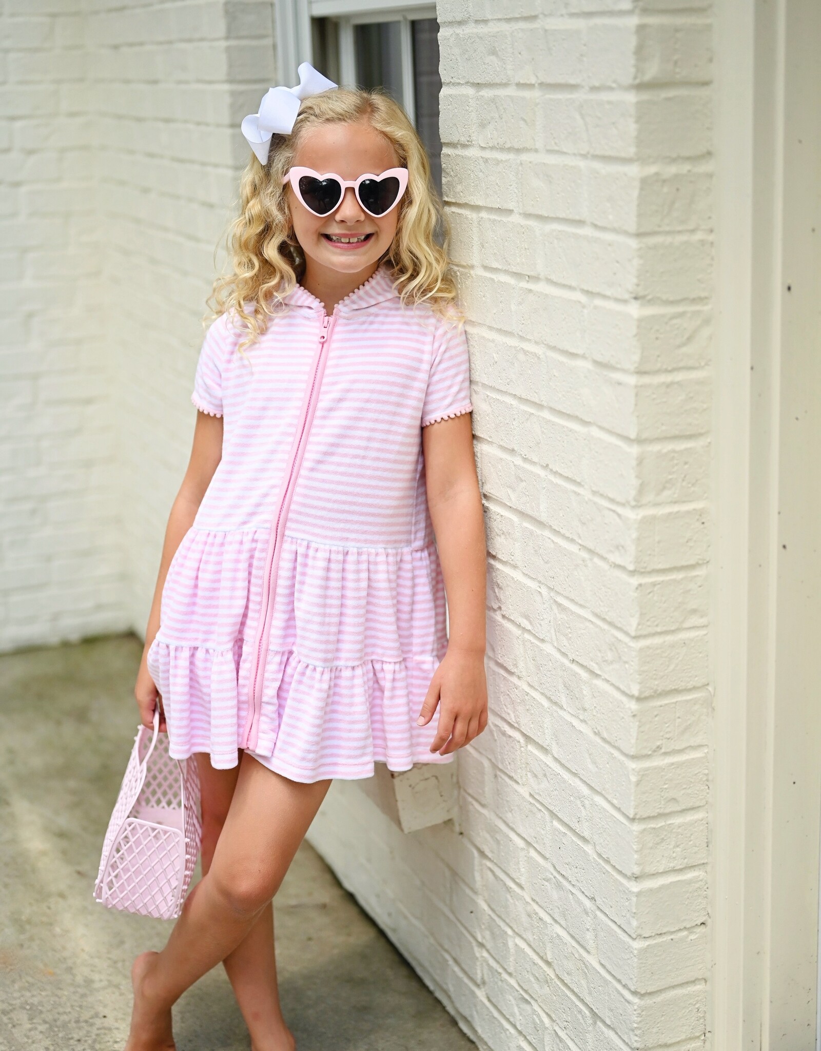 James and Lottie Little Girls Terrycloth Coverup