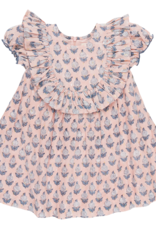 Pink Chicken girls brayden dress - pink dahlia