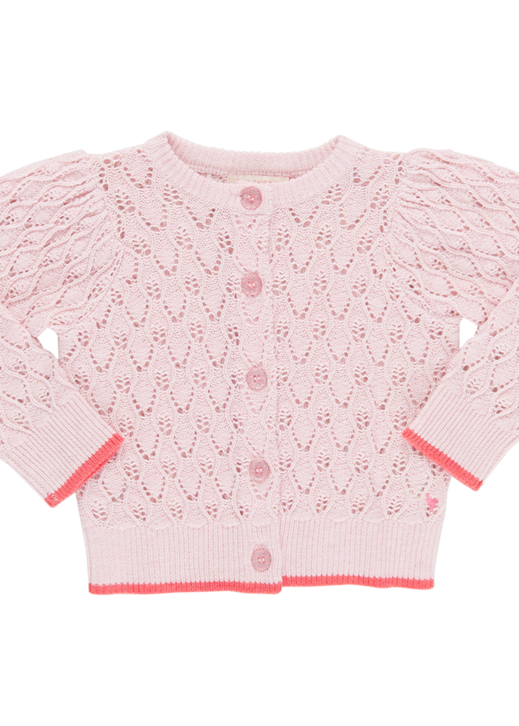 Pink Chicken girls constance sweater - light pink