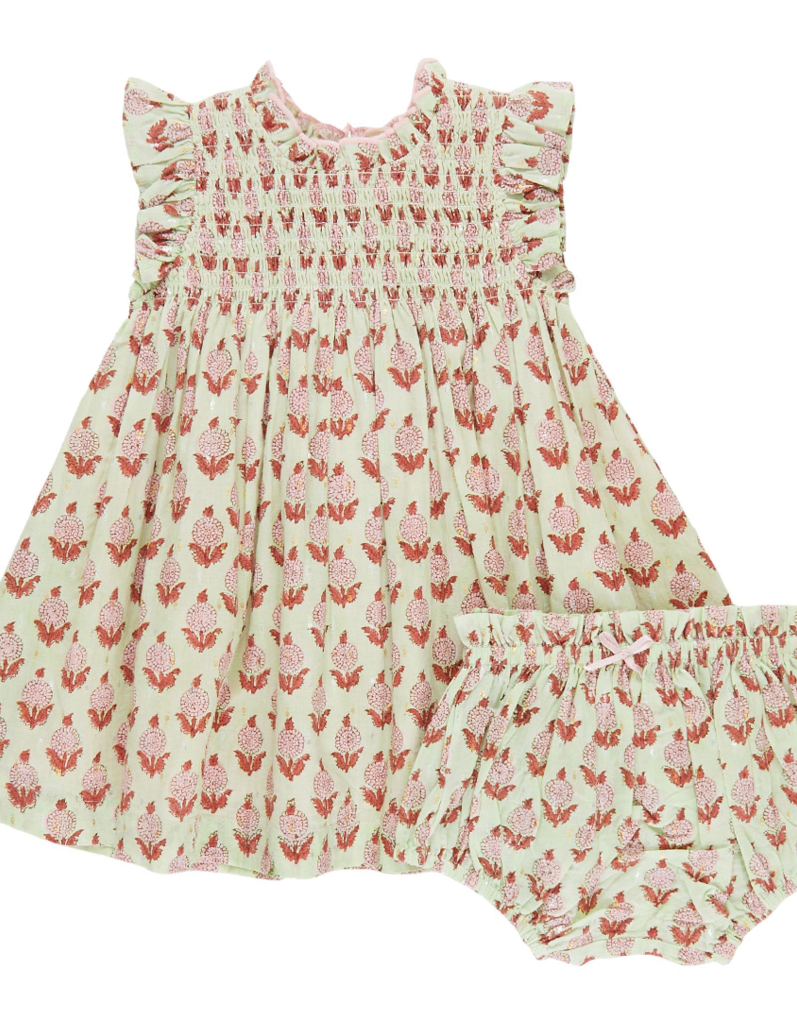 Pink Chicken baby girls stevie dress set