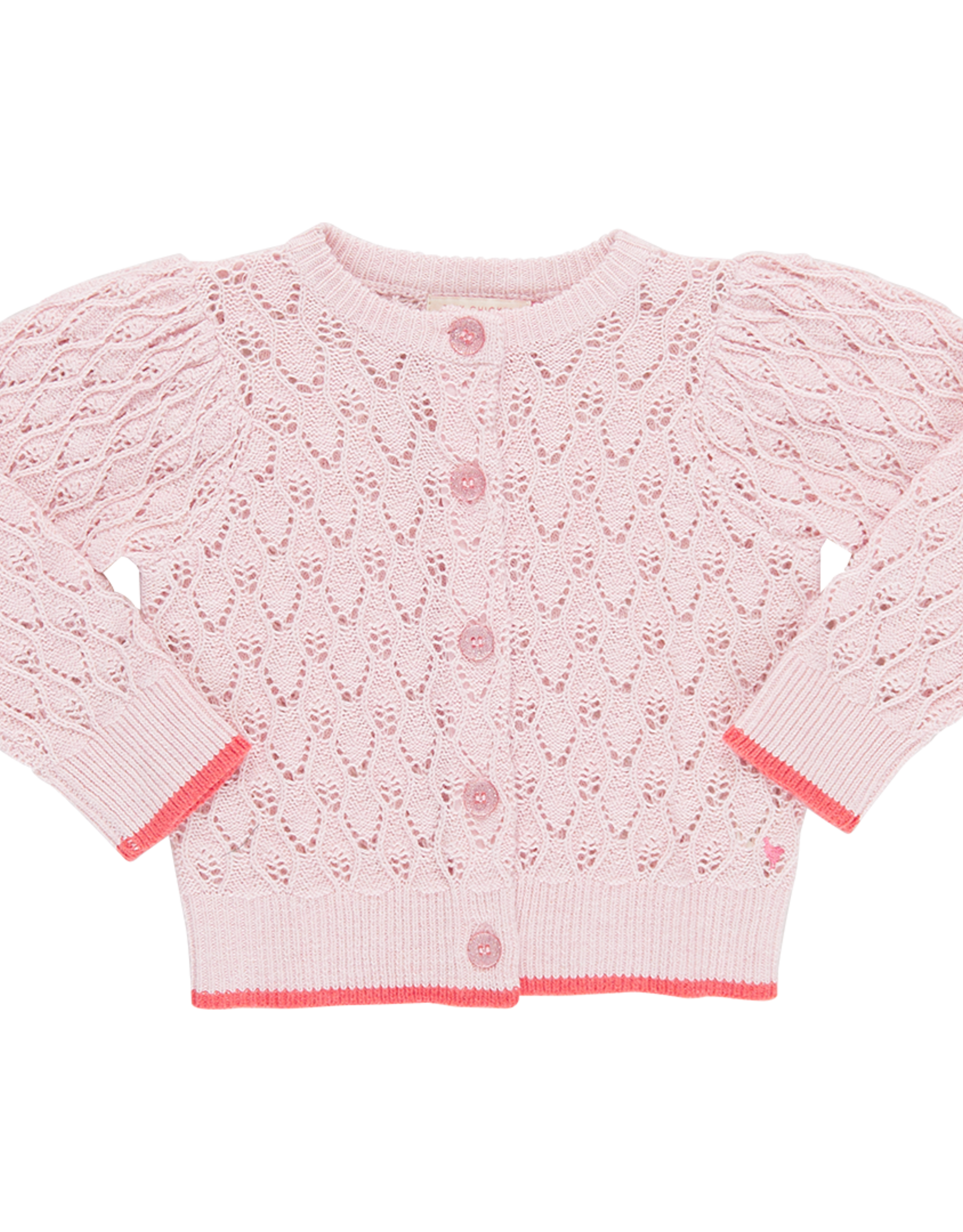 Pink Chicken girls constance sweater - light pink