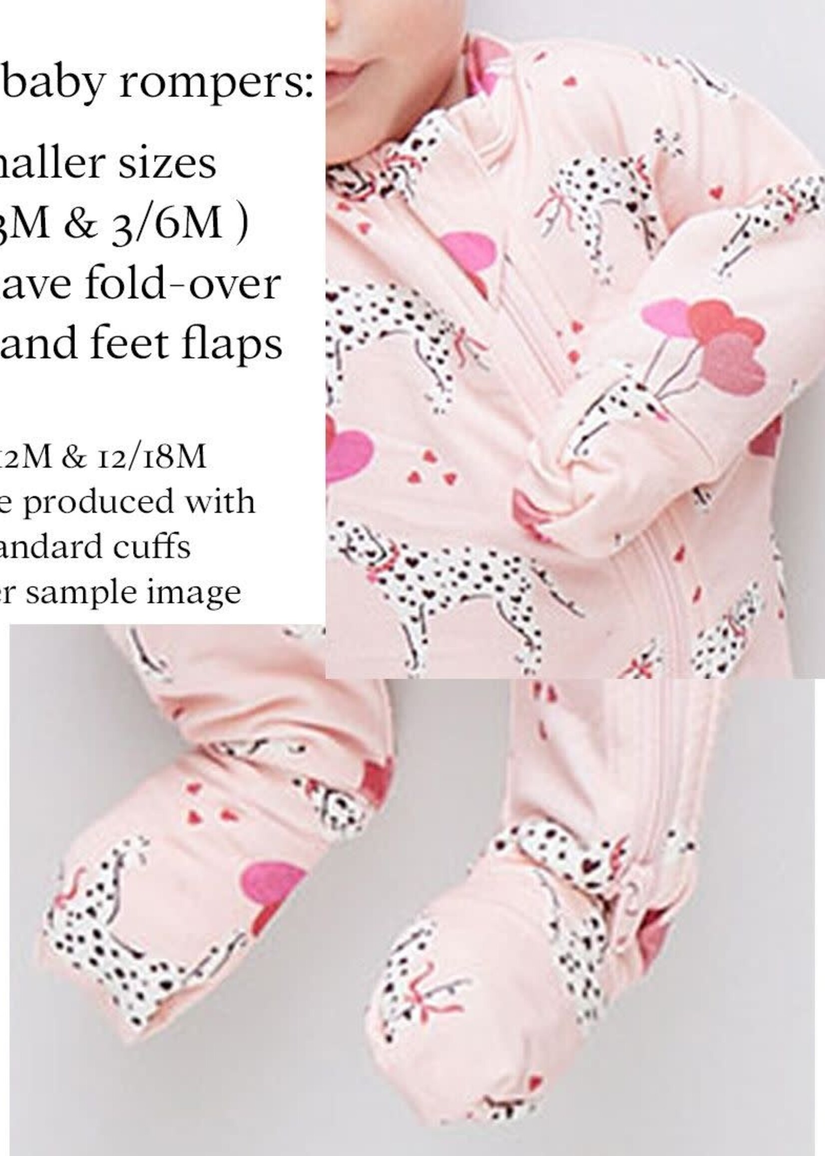 Pink Chicken baby bamboo romper - multi ice cream cones