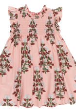 Pink Chicken girls stevie dress - pink bouquet floral