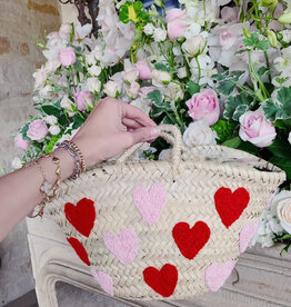 From Marfa Heart Straw Basket