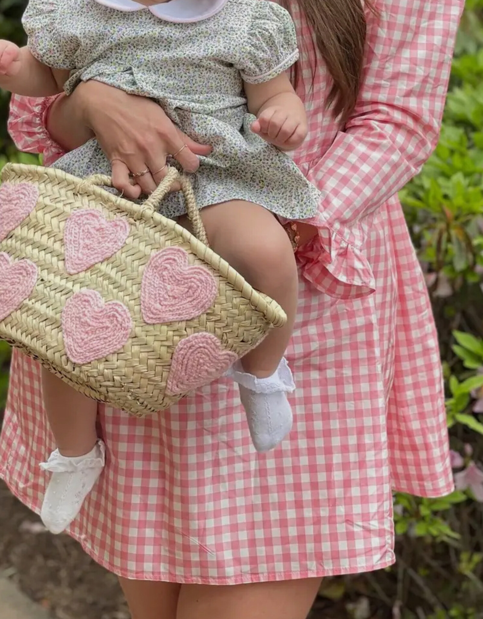 From Marfa Heart Straw Basket