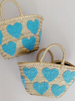 From Marfa Heart Straw Basket