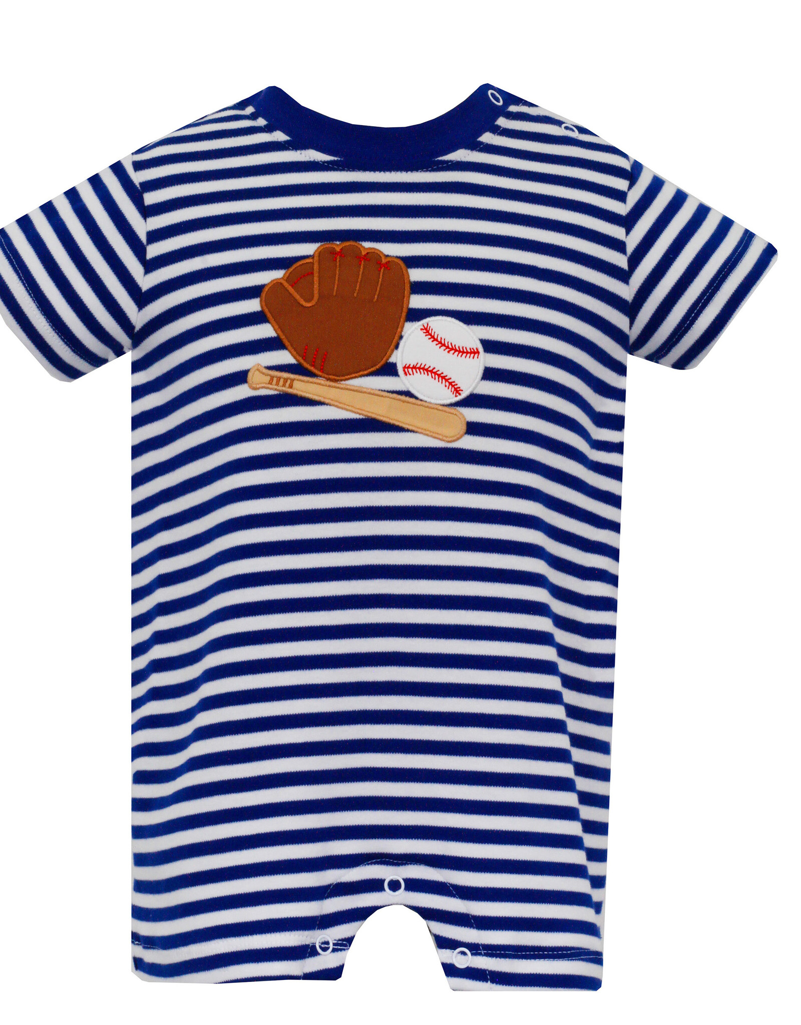 Claire and Charlie BASEBALL boy's romper