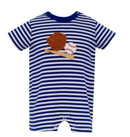 Claire and Charlie BASEBALL boy's romper