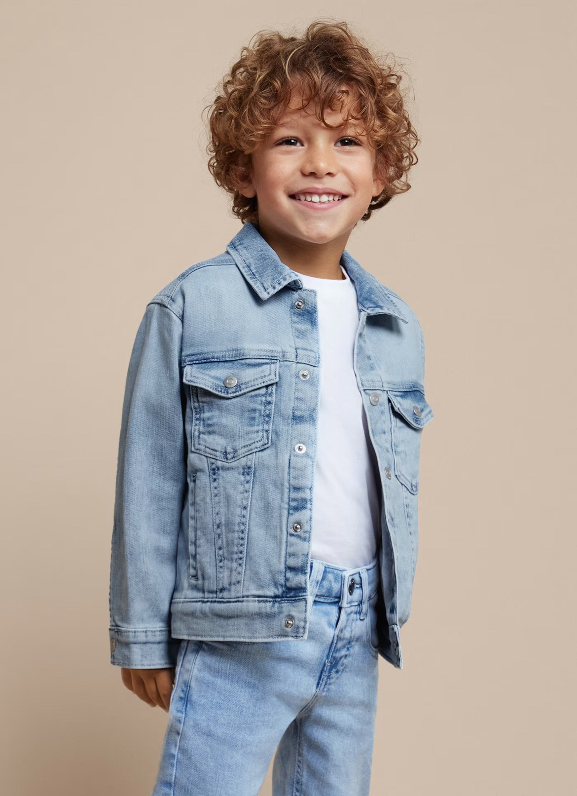 L’Appartement Boys denim Jacket Boys Long Sleeve Denim Jacket - BLUE | The Children's Place
