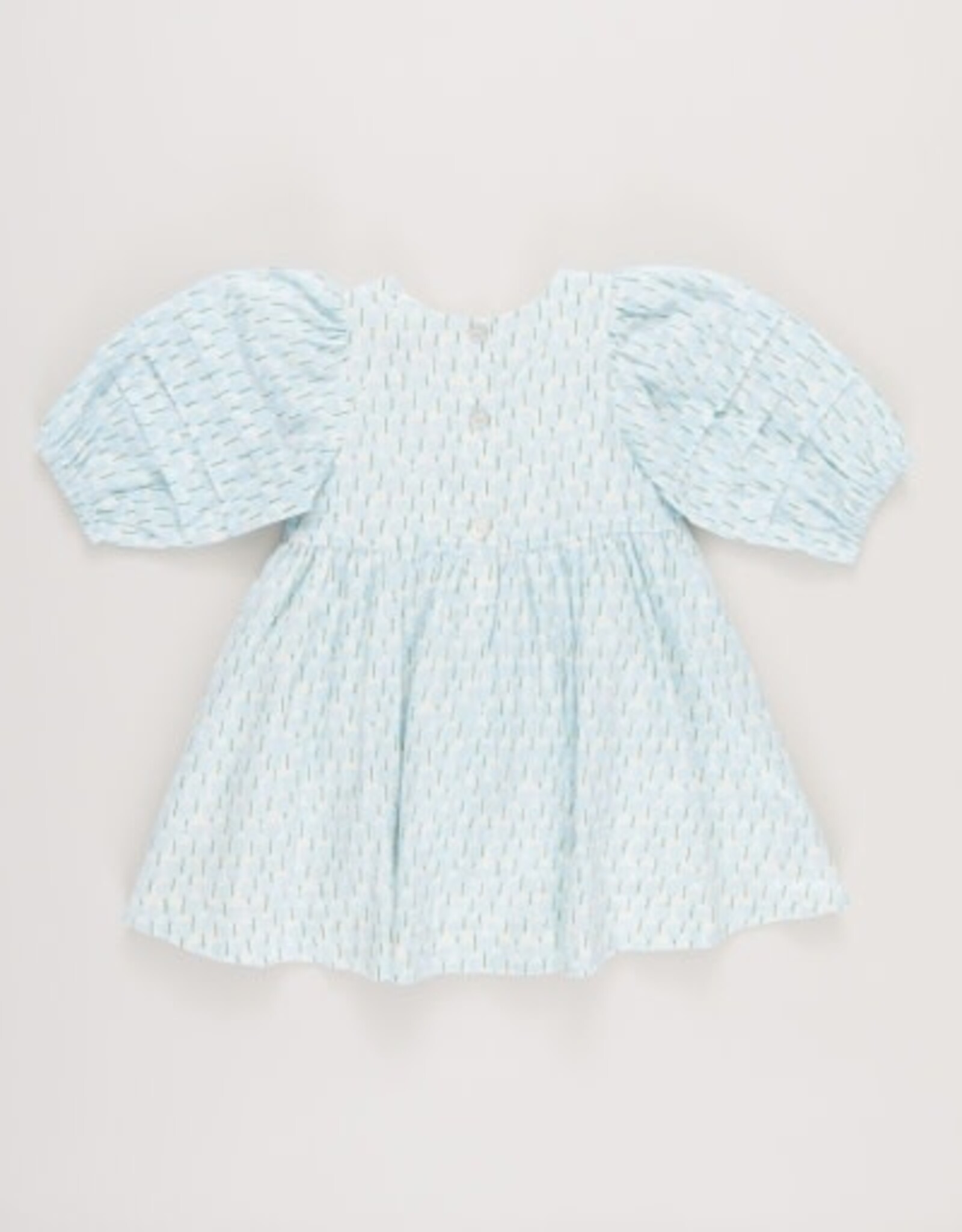 Pink Chicken girls brooke dress - blue tulips