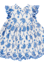 Pink Chicken girls cynthia dress - blue eyelet