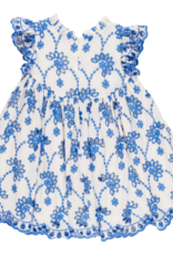 Pink Chicken girls cynthia dress - blue eyelet