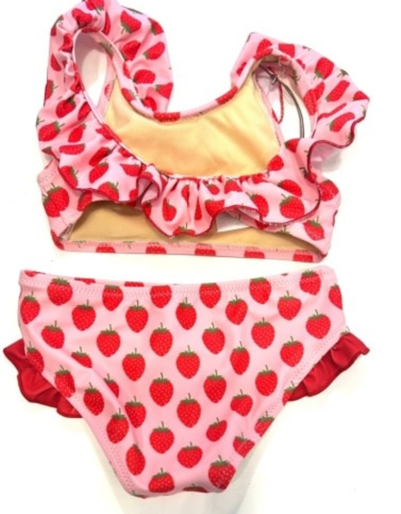 Pink Chicken girls ariel bikini - strawberries