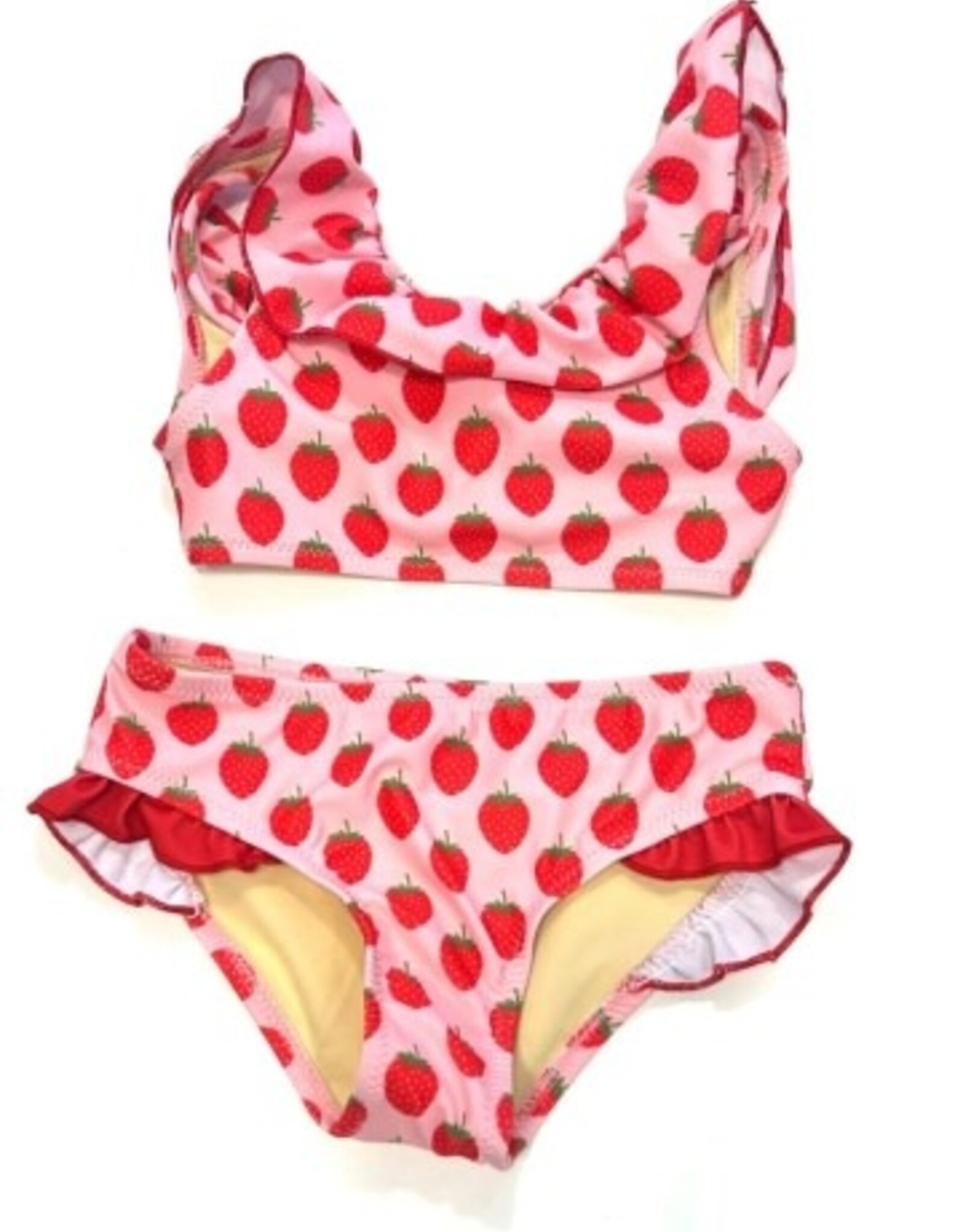 Pink Chicken girls ariel bikini - strawberries