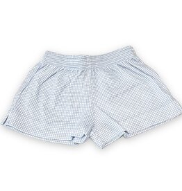 Luigi Kids Gingham Print Boy Shorts w/Slit