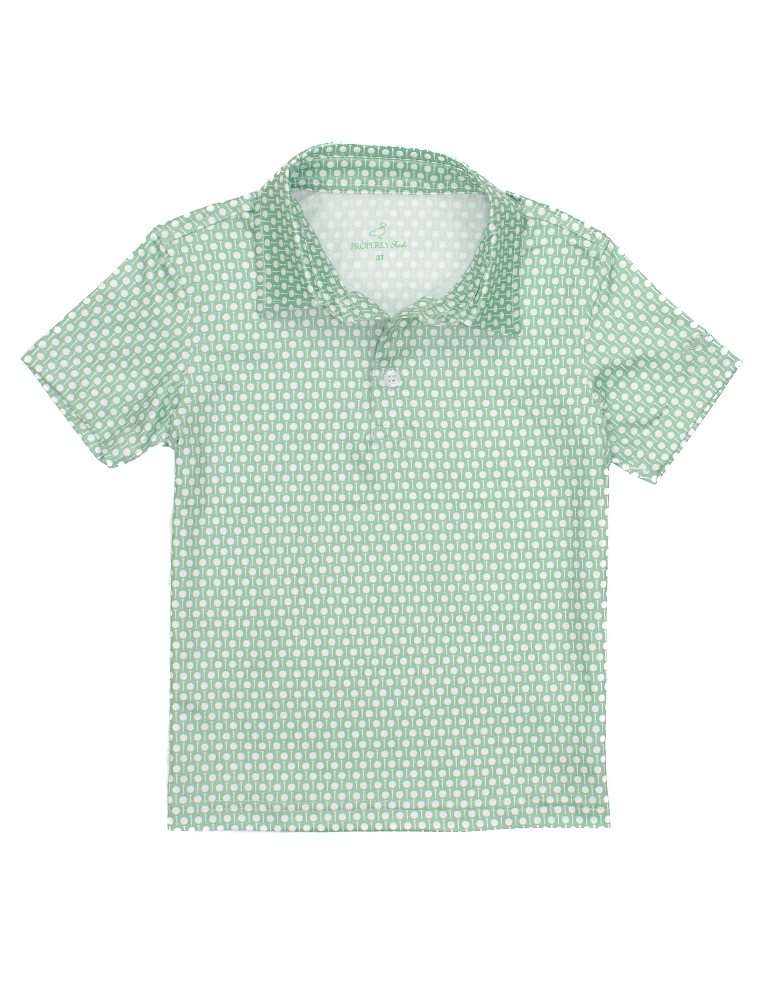 Properly Tied Boys Inlet Polo - Blue Marlin Fish