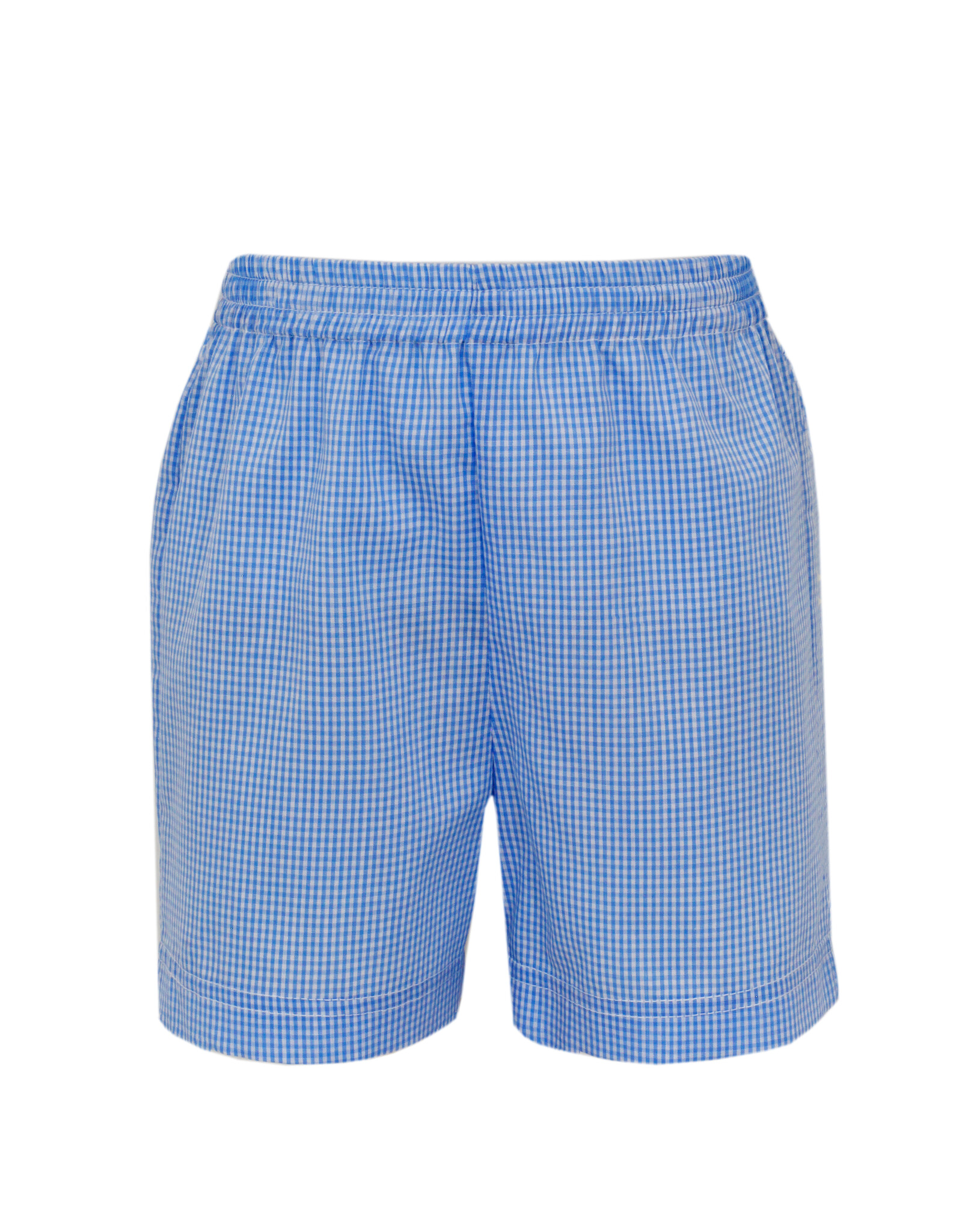 Claire and Charlie SHORT- Blue Gingham