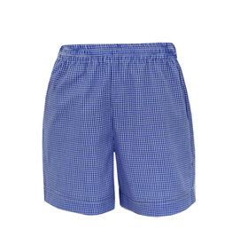 Anavini Royal blue gingham boy's shorts