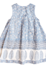 Pink Chicken girls jaipur dress - light blue garden