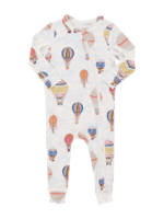 Pink Chicken baby bamboo romper