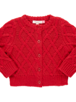 Pink Chicken girls katrina sweater - red