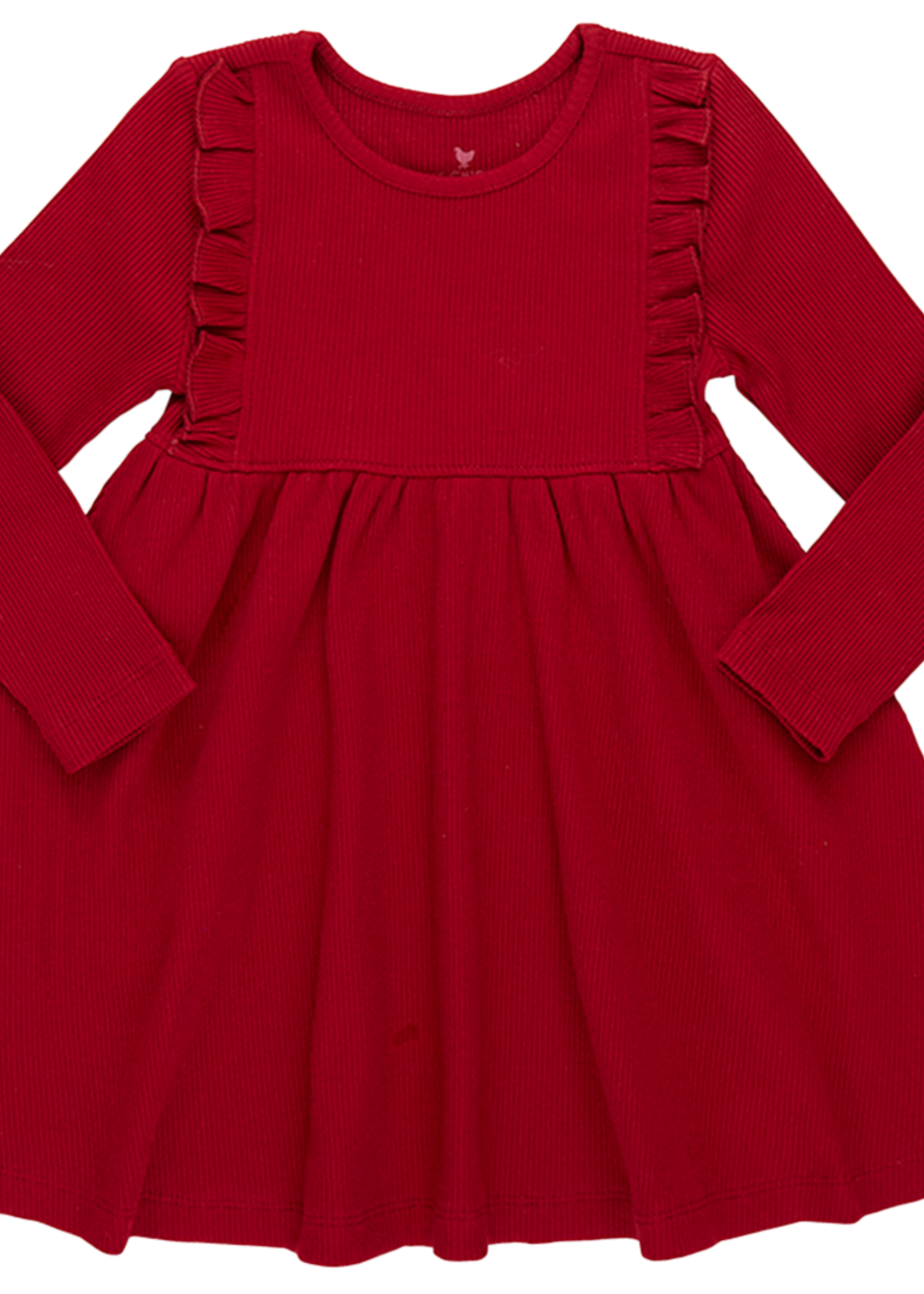 Pink Chicken girls organic kylie rib dress