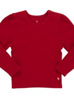 Pink Chicken girls organic camella rib top