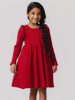 Pink Chicken girls organic kylie rib dress