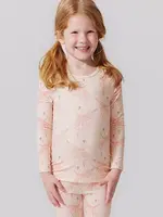 Pink Chicken kids bamboo pj set