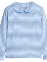 Little English Striped Peter Pan Shirt