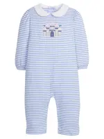 Little English Peter Pan Applique Romper