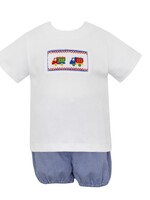 Petit Bebe DUMP TRUCKS boy's diaper set